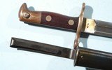 EARLY SPRINGFIELD KRAG U.S. MODEL 1892 BAYONET DATED 1898 W/ SCABBARD. - 2 of 5