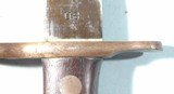 EARLY SPRINGFIELD KRAG U.S. MODEL 1892 BAYONET DATED 1898 W/ SCABBARD. - 4 of 5
