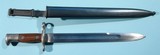 U.S. KRAG JORGENSEN MODEL 1892 BAYONET & SCAB FOR 1892, 1894, 1896 AND 1898 KRAG RIFLE.