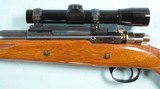 BELGIAN BROWNING 32494- FN MAUSER MAGNUM BOLT ACTION .458 WIN. MAG. CAL. RIFLE MFG. 1970 WITH LEUPOLD M8 CROSSHAIR 2.5X SCOPE. - 6 of 9