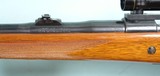 BELGIAN BROWNING 32494- FN MAUSER MAGNUM BOLT ACTION .458 WIN. MAG. CAL. RIFLE MFG. 1970 WITH LEUPOLD M8 CROSSHAIR 2.5X SCOPE. - 7 of 9