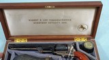 32683-CASED COLT BLACK POWDER ROBERT E. LEE COMMEMORATIVE NINTEEN SEVENTY-ONE 2ND GEN. MODEL 1851 NAVY REVOLVER. - 3 of 9