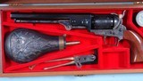 32684-NEW UNFIRED CASED COLT BLACK POWDER 2ND GEN. 2ND. MODEL 1851 NAVY REVOLVER MFG. 1973. - 10 of 12