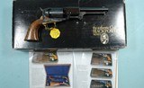 COLT AUTHENTIC SERIES BLACK POWDER 2ND MODEL DRAGOON REVOLVER W/ORIGINAL BOX AND OWNER’S MANUAL.
