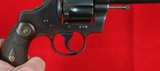 32583-EARLY COLT OFFICERS MODEL .38 SPL. CAL. 6” REVOLVER MFG.1914. - 5 of 8