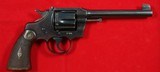 32583-EARLY COLT OFFICERS MODEL .38 SPL. CAL. 6” REVOLVER MFG.1914. - 2 of 8