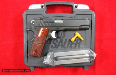 32555- SIG SAUER NIB 1911 .45ACP PISTOL W/ NITRON SIGHTS (ALL ORIG.)