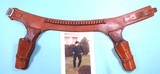 32691-ORIGINAL ARVO OJALA DOUBLE BUSCADERO SIZE 36 RIG FOR .44-40 SINGLE ACTION 4 3/4” REVOLVERS CA. 1960’S.