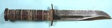 32656-WW2 WWI U.S. MARINE CORPS USMC CAMILLUS K-BAR KBAR FIGHTING KNIFE AND SCABBARD. - 3 of 10