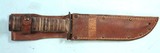 32656-WW2 WWI U.S. MARINE CORPS USMC CAMILLUS K-BAR KBAR FIGHTING KNIFE AND SCABBARD. - 10 of 10