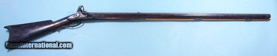 31880- WAR OF 1812 ERA VIRGINIA FLINTLOCK MILITIA LONGRIFLE SIGNED “DS”