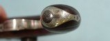 32673-BRITISH BIRMINGHAM SILVER MOUNTED DERINGER STYLE PERCUSSION BELT PISTOL SIGNED VAN WART & SON & CO. CA. 1840’S-50’s. - 8 of 9