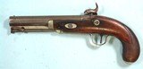 32673-BRITISH BIRMINGHAM SILVER MOUNTED DERINGER STYLE PERCUSSION BELT PISTOL SIGNED VAN WART & SON & CO. CA. 1840’S-50’s. - 2 of 9