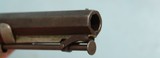 32673-BRITISH BIRMINGHAM SILVER MOUNTED DERINGER STYLE PERCUSSION BELT PISTOL SIGNED VAN WART & SON & CO. CA. 1840’S-50’s. - 9 of 9