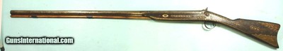 32429-IRISH PERCUSSION 10 BORE DAMASCUS SINGLE FOWLER SIGNED TUMBLTY W/ORNATE AFRICAN DECORATION CIRCA MID TO LATE 1800’S. - Image 2 of 11