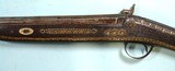 32429-IRISH PERCUSSION 10 BORE DAMASCUS SINGLE FOWLER SIGNED TUMBLTY W/ORNATE AFRICAN DECORATION CIRCA MID TO LATE 1800’S. - 5 of 11