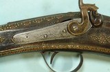 32429-IRISH PERCUSSION 10 BORE DAMASCUS SINGLE FOWLER SIGNED TUMBLTY W/ORNATE AFRICAN DECORATION CIRCA MID TO LATE 1800’S. - 4 of 11