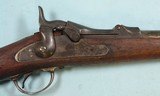 32745- APACHE INDIAN WARS SPRINGFIELD U.S. MODEL 1881 FORAGER TRAPDOOR 20 GAUGE SHOTGUN. - 3 of 9