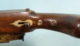 32719-ORNATLY GOLD DECORATED PERSIAN MIQUELET LOCK HOLSTER PISTOL CIRCA EARLY 1700’S. - 9 of 13
