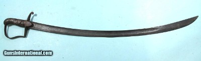 32639-AMERICAN IMPORT WAR OF 1812 LIGHT CAVALRY SWORD CIRCA 1800-10.