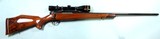 32477- WEATHERBY MARK V BOLT ACTION 300 WBY. MAG. CAL. RIFLE CA. 1980’S W/ LEUPOLD 5X10 VARI-X III SCOPE. - 1 of 7