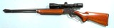 32478- MARLIN MODEL 39A LEVER ACTION .22S,L,LR CAL. RIFLE W/ NIKON 3X9 CROSSHAIR SCOPE. - 2 of 7