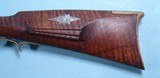 32692-EXCEPTIONAL HACKER MARTIN VIRGINIA CURLY MAPLE SILVER MOUNTED FLINTLOCK LONG RIFLE. - 10 of 12