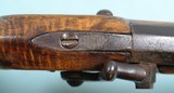 H.E. LEMAN, LANCASTER, PA. PERCUSSION .34 CAL. HALF-STOCK TIGER MAPLE TRADE KENTUCKY RIFLE CIRCA 1830’S-40’S. - 6 of 9