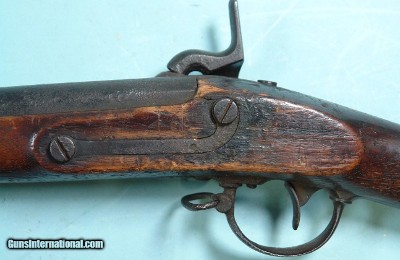 32433- INSCRIBED MEXICAN WAR-CIVIL WAR HARPERS FERRY U.S. MODEL 1842 PERCUSSION MUSKET. - Image 3 of 6