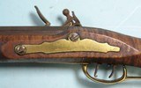 32693-EXCEPTIONAL HACKER MARTIN VIRGINIA CURLEY MAPLE SILVER MOUNTED KENTUCKY FLINTLOCK LONGRIFLE. - 4 of 12