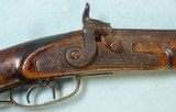 32772- H.E. LEMAN LANCASTER, PA. PERCUSSION INDIAN TRADE RIFLE CA. 1840. - 3 of 5