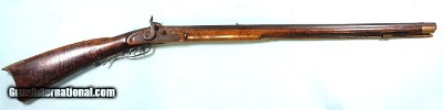 32772- H.E. LEMAN LANCASTER, PA. PERCUSSION INDIAN TRADE RIFLE CA. 1840.