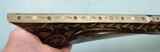 32703 SILVER MOUNTED OHIO PERCUSSION HALF STOCK KENTUCKY RIFLE SIGNED L. BROWN CIRCA 1840-50. - 13 of 14