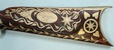 32703 SILVER MOUNTED OHIO PERCUSSION HALF STOCK KENTUCKY RIFLE SIGNED L. BROWN CIRCA 1840-50. - 5 of 14