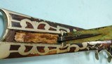 32703 SILVER MOUNTED OHIO PERCUSSION HALF STOCK KENTUCKY RIFLE SIGNED L. BROWN CIRCA 1840-50. - 9 of 14