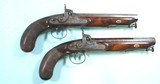 32902 CASED PAIR OF PERCUSSION OFFICERS PISTOLS BY HAMBERGER & CO. OF LONDON, INDENTIFIED TO AN OFFICER OF THE FIRST LIFE GUARDS, CIRCA 1845-55. - 3 of 16