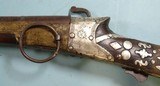 32563- INDO-ARAB SILVER MOUNTED MATCHLOCK MUSKET JEZAIL CIRCA LATE 1700’S. - 4 of 9