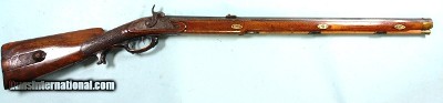 32666- GERMAN PERCUSSION .69 CAL. JAGER JAEGER STALKING BOAR RIFLE CIRCA 1830’S-40’S.