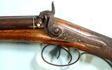 32713-THOMAS TYRER, RICHMOND, VIRGINIA CIVIL WAR PERCUSSION DAMASCUS 16 GA. SIDE X SIDE SHOTGUN CIRCA 1850’S. - 4 of 11