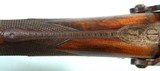 32713-THOMAS TYRER, RICHMOND, VIRGINIA CIVIL WAR PERCUSSION DAMASCUS 16 GA. SIDE X SIDE SHOTGUN CIRCA 1850’S. - 9 of 11