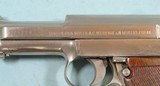 32854-POST WW1 WWI MAUSER MODEL 1914 COMMERCIAL NICKEL PLATED 7.65MM SEMI-AUTO PISTOL DATED 1920 W/HOLSTER. - 4 of 9