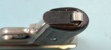 32854-POST WW1 WWI MAUSER MODEL 1914 COMMERCIAL NICKEL PLATED 7.65MM SEMI-AUTO PISTOL DATED 1920 W/HOLSTER. - 7 of 9