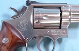 32851- SMITH & WESSON S&W  MODEL OR 19 4 19-4 .357 MAG. 4” NICKEL REVOLVER. - 3 of 7