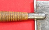 32758- INDIAN WARS HAGNER U.S. MODEL 1873 ENTRENCHING TOOL & LEATHER SCABBARD. - 3 of 7