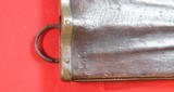 32758- INDIAN WARS HAGNER U.S. MODEL 1873 ENTRENCHING TOOL & LEATHER SCABBARD. - 4 of 7