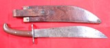 32733- SPRINGFIELD U.S. MODEL 1909 BOLO KNIFE & SCABBARD. - 2 of 7