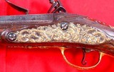32718-ORNATE MASTERPIECE CLAUDE NIQUET OF LIEGE FLINTLOCK HOLSTER PISTOL CIRCA MID 1700’S. - 4 of 15