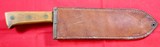 32732- WW2 WWII USMC BOLO KNIFE AND SCABBARD DATED 1944. - 5 of 5