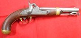 32904-SUPERIOR H. ASTON U.S. MODEL 1842 PERCUSSION .54 CAL. SINGLE SHOT CAVALRY PISTOL DATED 1850. - 1 of 7
