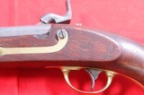 32904-SUPERIOR H. ASTON U.S. MODEL 1842 PERCUSSION .54 CAL. SINGLE SHOT CAVALRY PISTOL DATED 1850. - 4 of 7